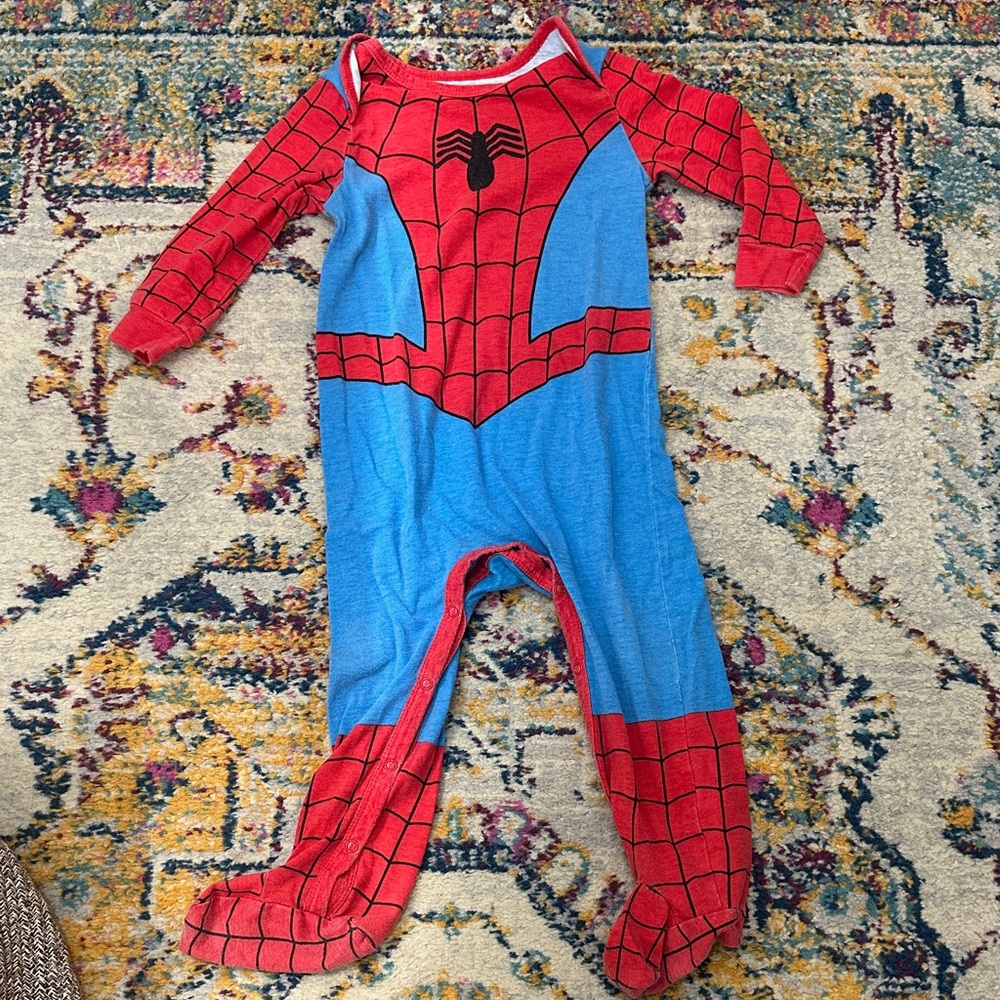 Marvel Red and Blue Spider-Man Kids Footie